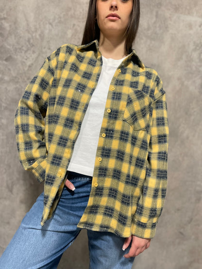 Camicia Check Borchie