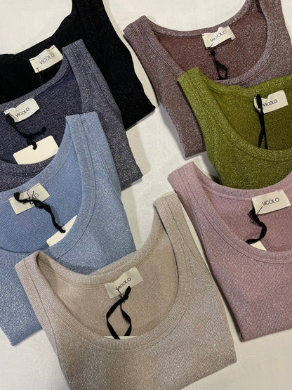 Canotta Lurex Vicolo