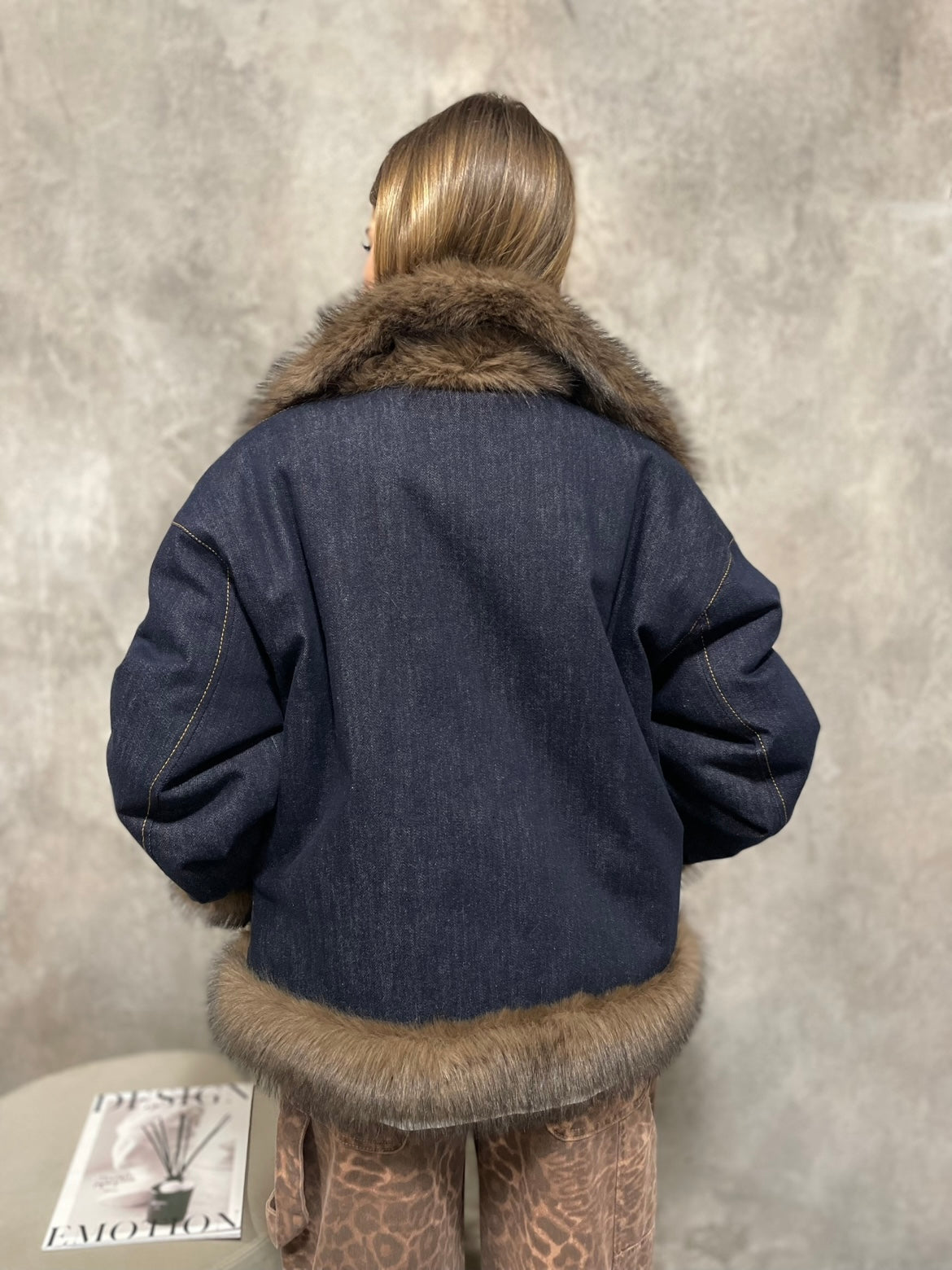 Giacca Reversibile Denim