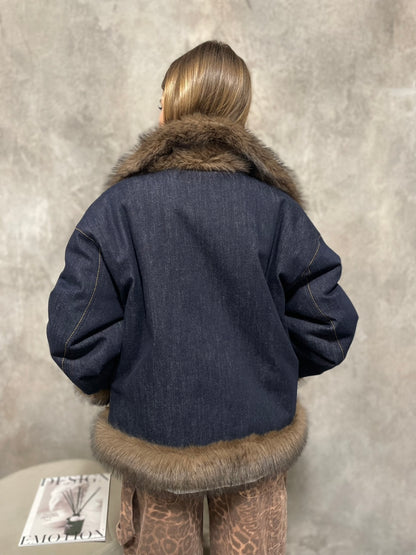 Giacca Reversibile Denim