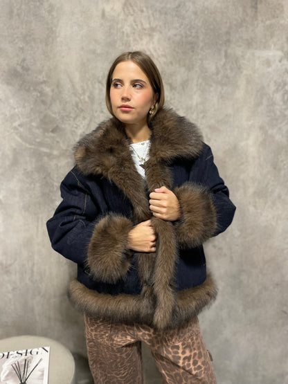 Giacca Reversibile Denim