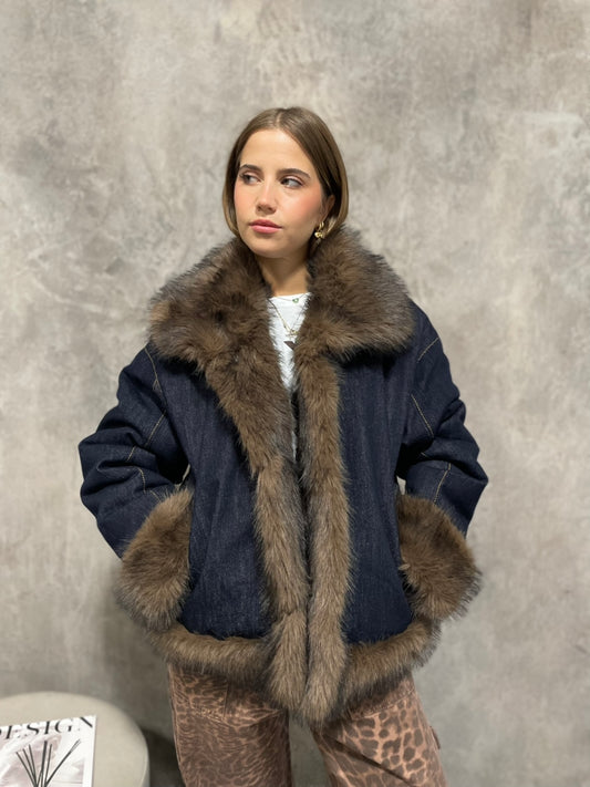 Giacca Reversibile Denim