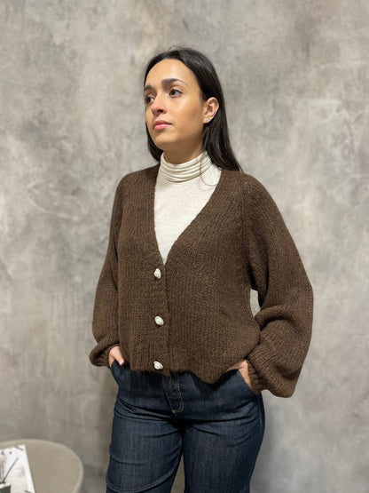 Cardigan Bottoni Moro