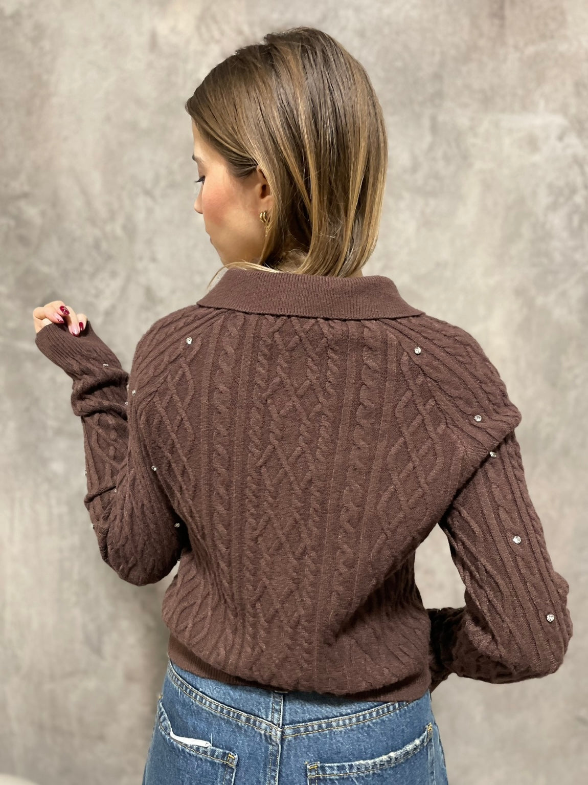 Cardigan Strass Moro