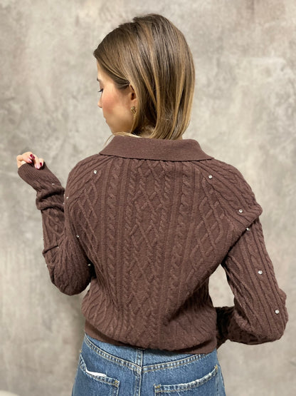 Cardigan Strass Moro