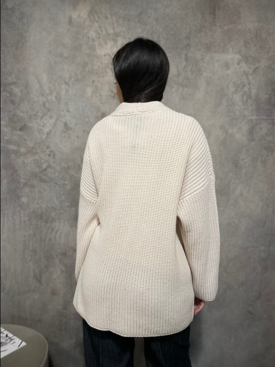 Cardigan Cintura Panna