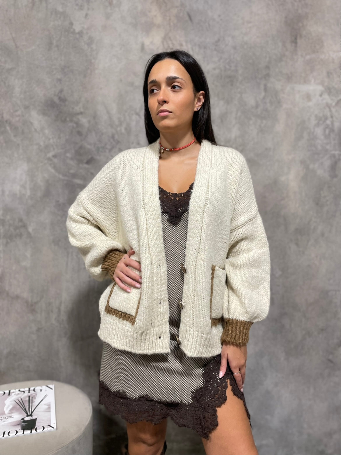 Cardigan Bicolore