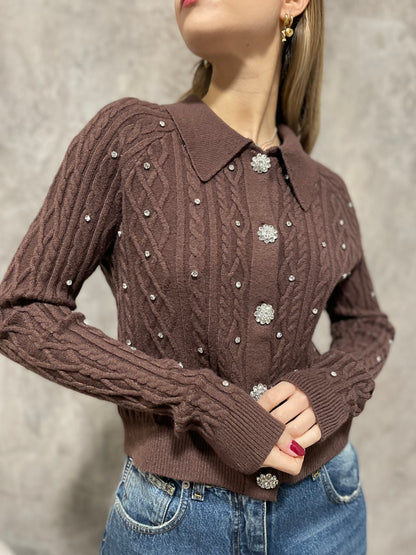 Cardigan Strass Moro