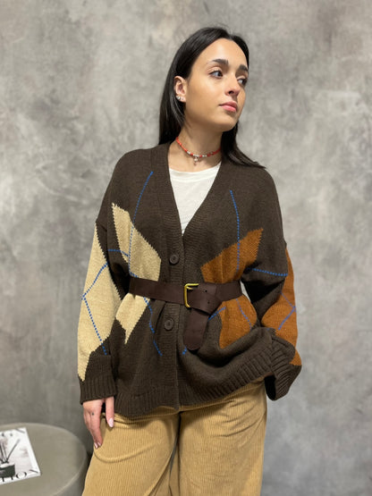 Cardigan Rombi Moro