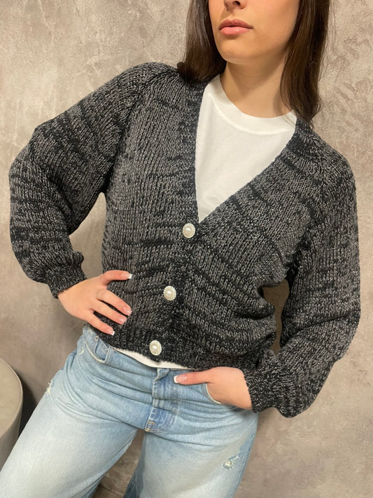 Cardigan Bottoni Gioiello
