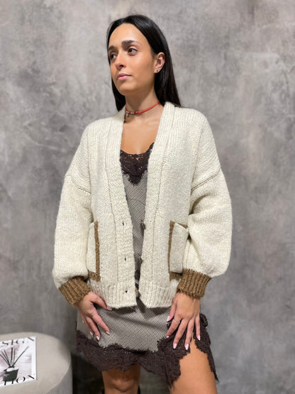 Cardigan Bicolore