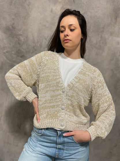 Cardigan Bottoni Gioiello