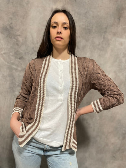 Cardigan Trecce Moro