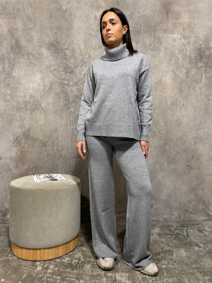 Completo Collo Alto Grigio