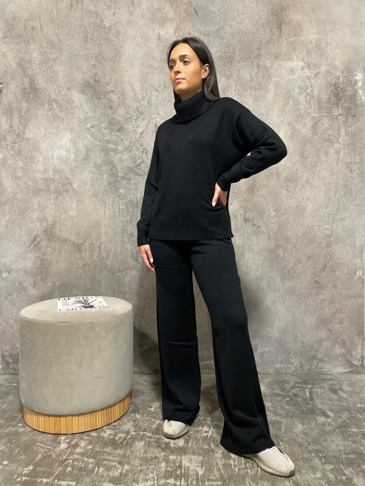 Completo Collo Alto Nero