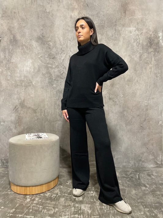 Completo Collo Alto Nero