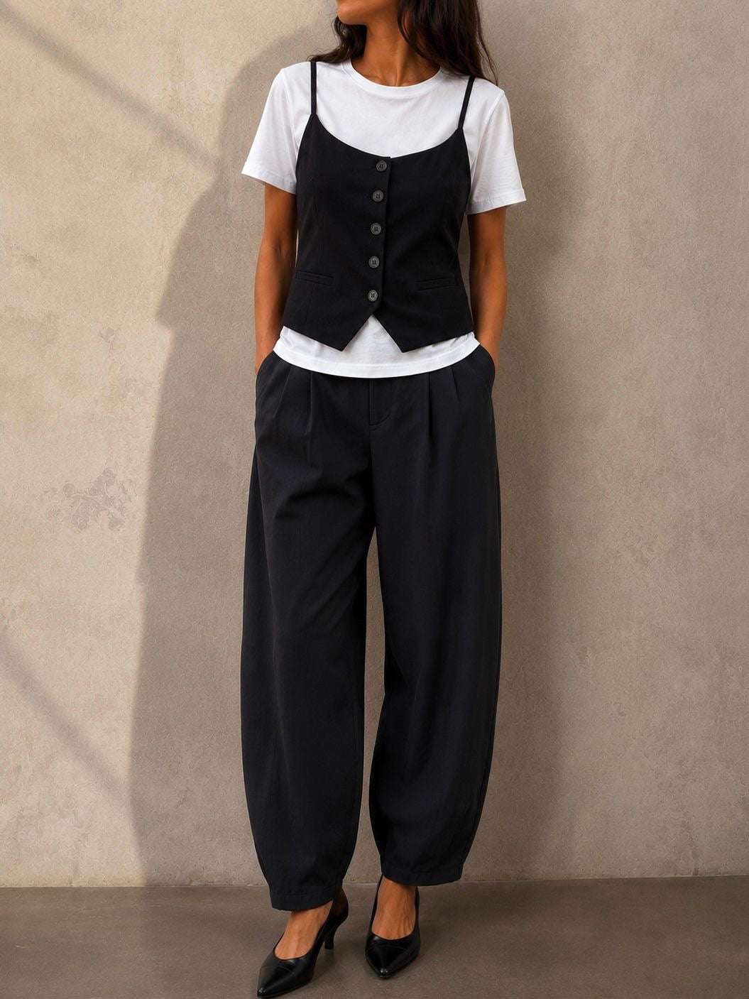 T-shirt + Gilet