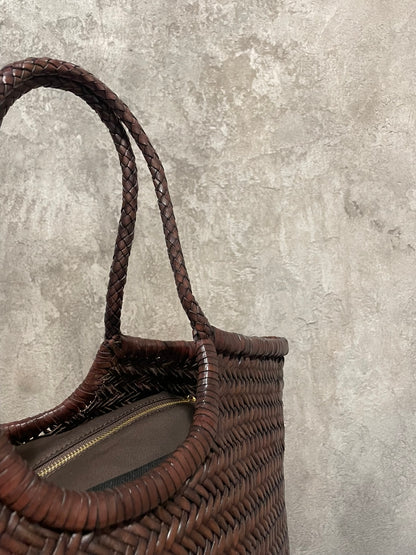 Borsa Intrecciata Moro