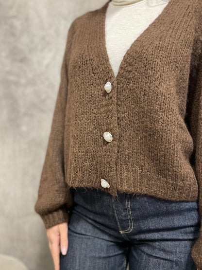 Cardigan Bottoni Moro
