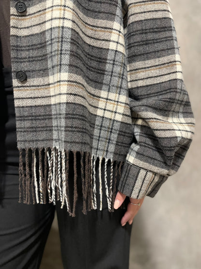 Camicia Check Frange