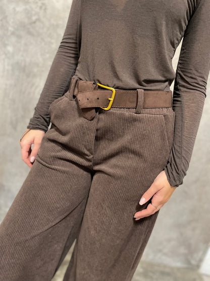 Pantalone Velluto Moro