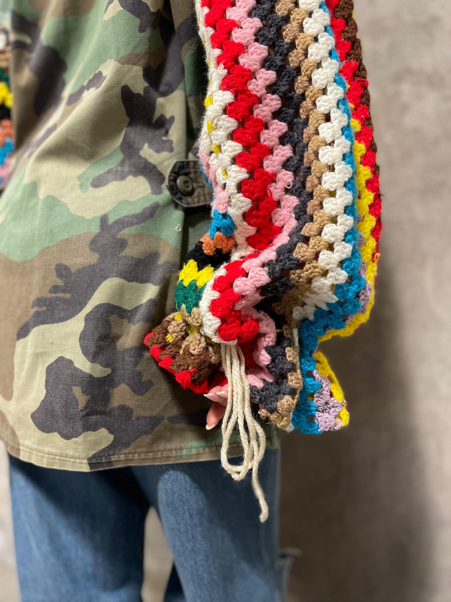 Giacca Maniche Crochet