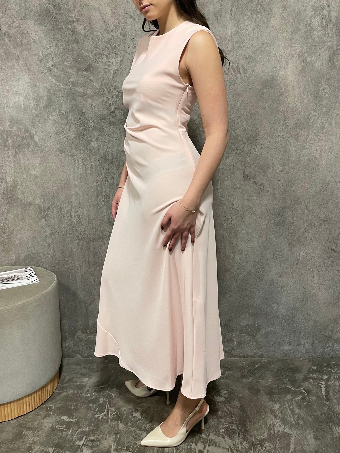Abito Smanicato Rosa