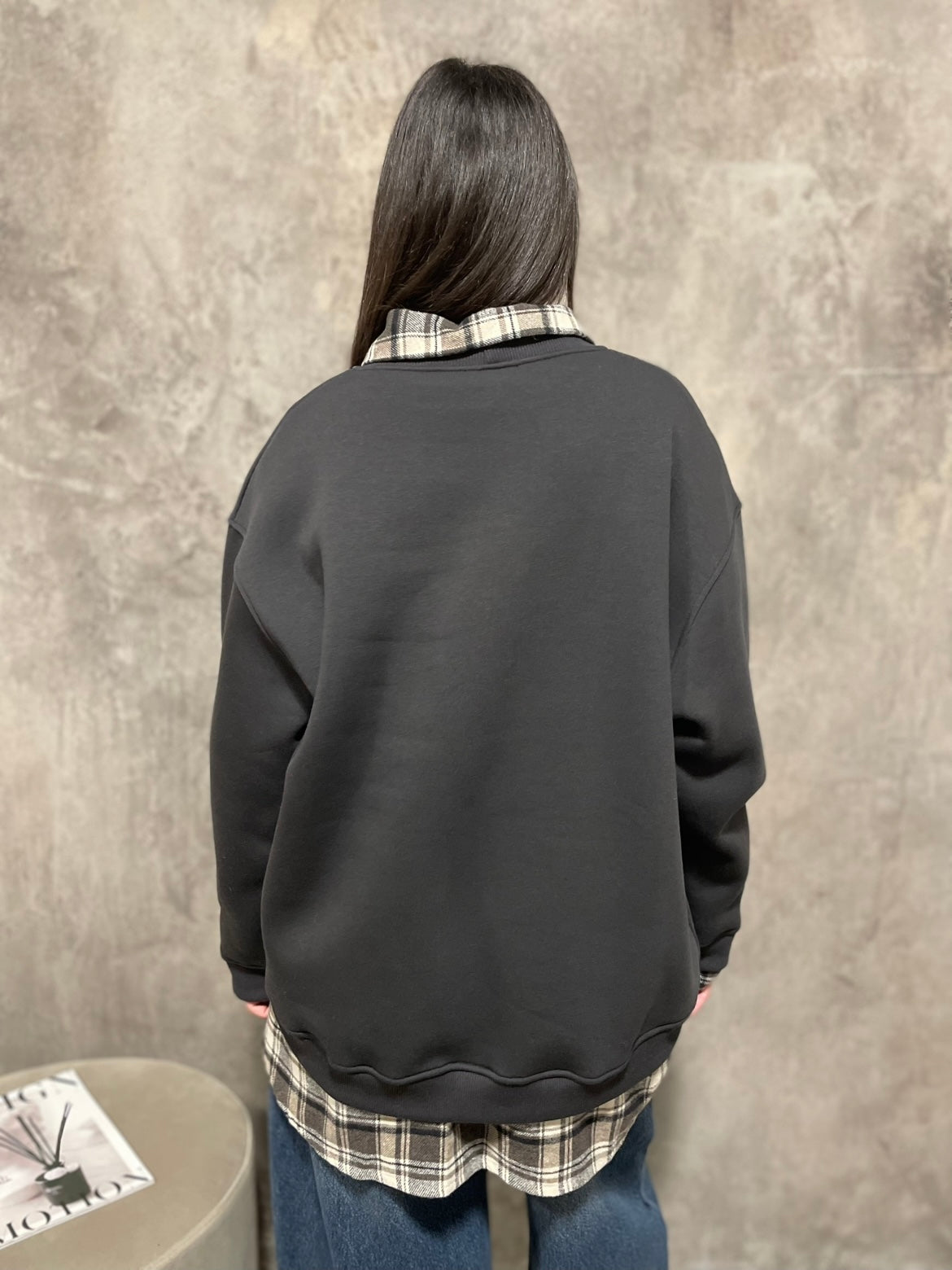 Felpa Natalizia Grigia