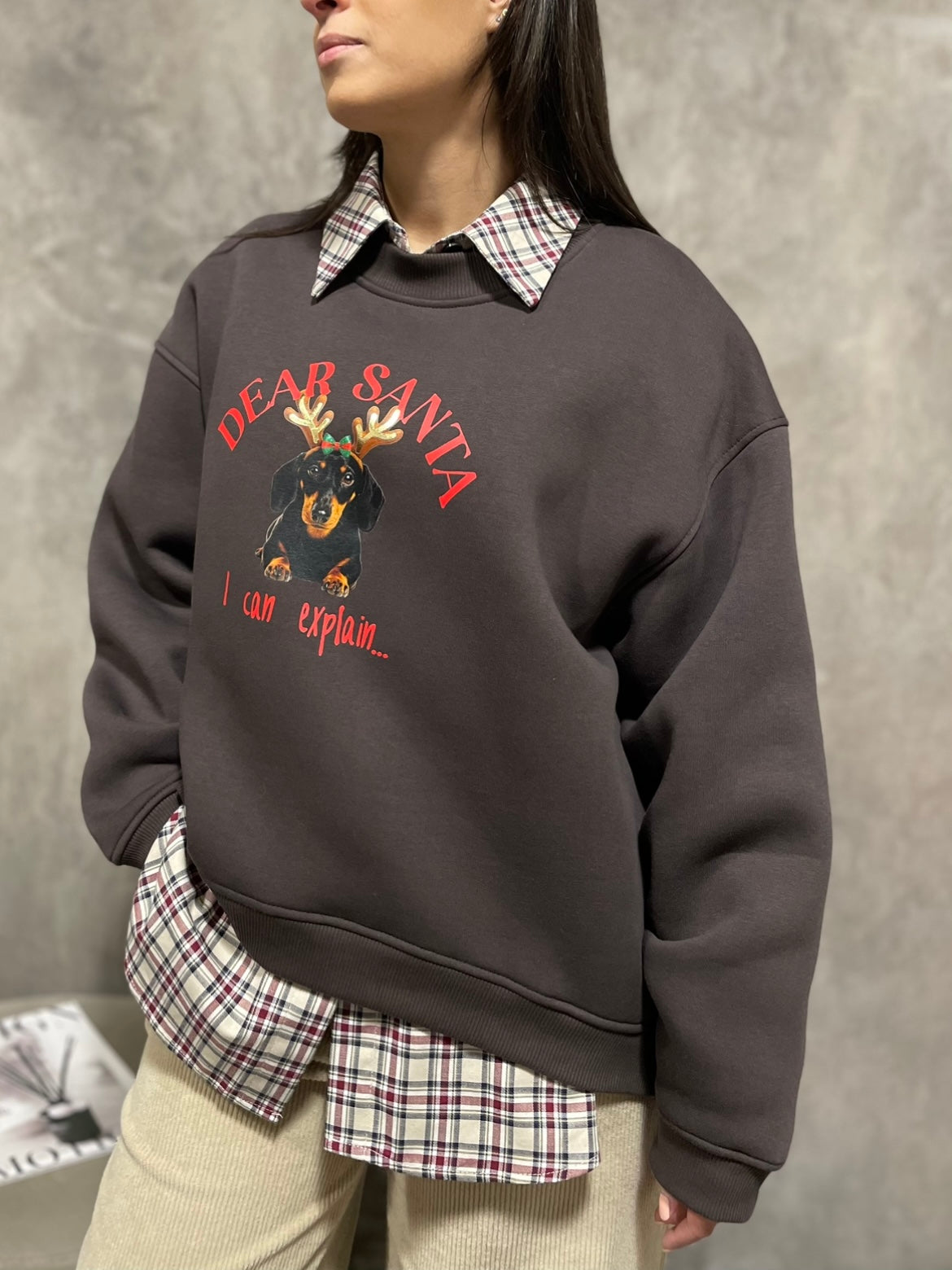 Felpa Natalizia Moro