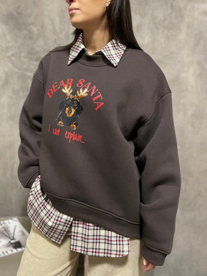 Felpa Natalizia Moro