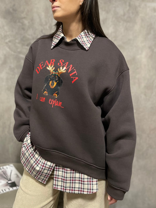 Felpa Natalizia Moro