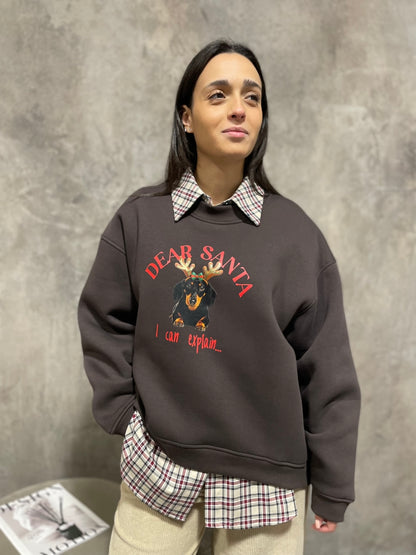 Felpa Natalizia Moro