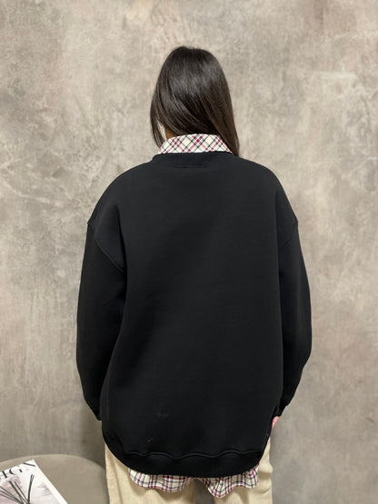 Felpa Natalizia Nera