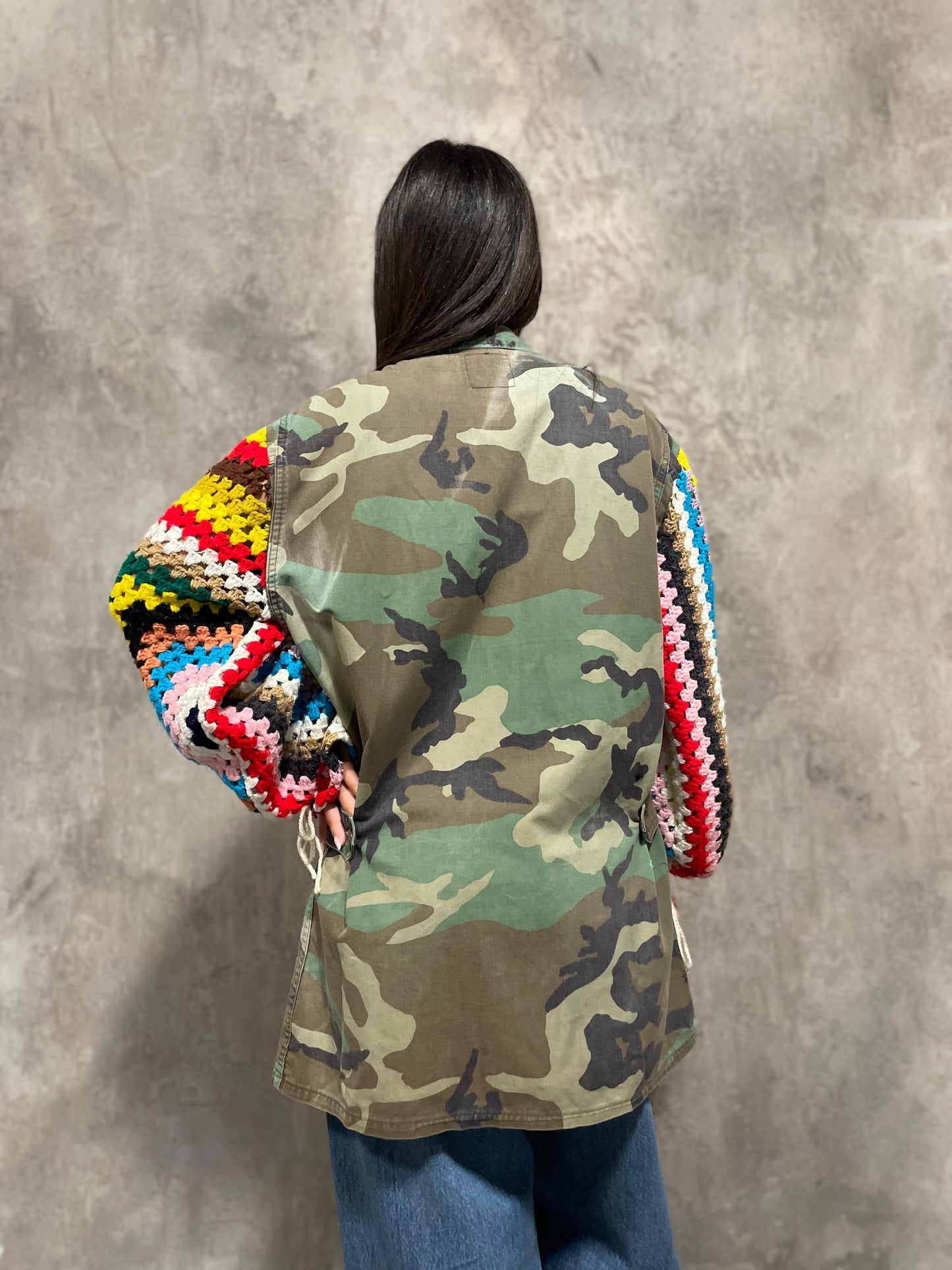 Giacca Maniche Crochet