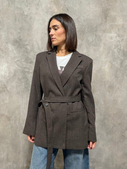 Blazer Cintura Moro