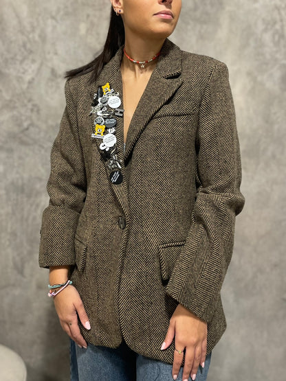 Blazer Spigato Spille