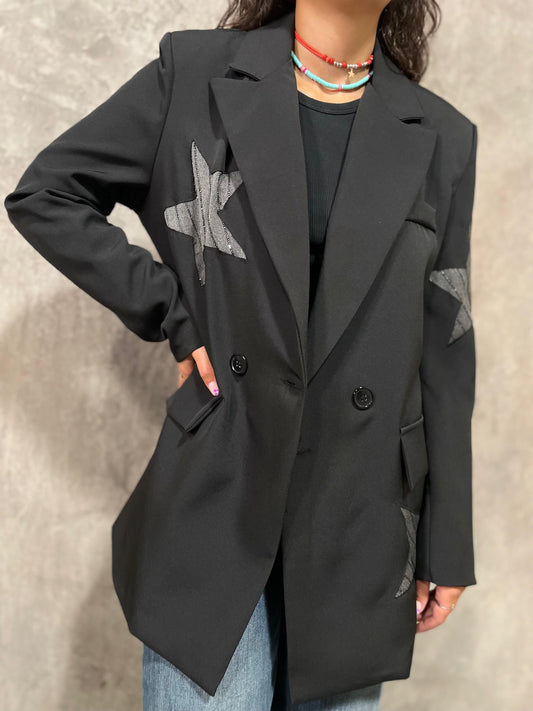 Blazer Stelle  Nero