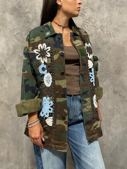 Camicia Militare Crochet
