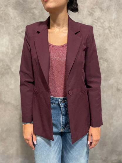 Giacca Slim Vino
