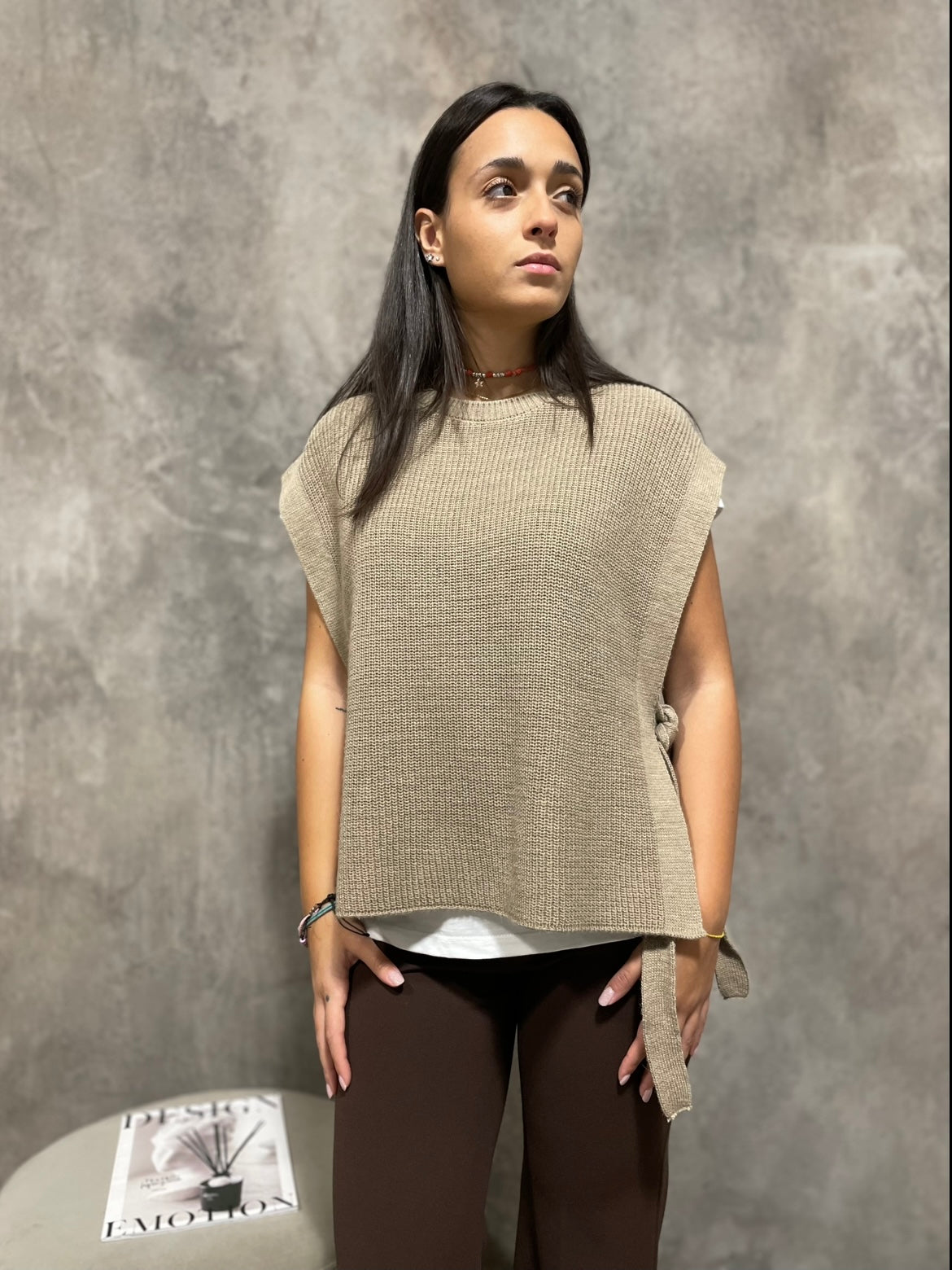 Gilet Fiocchi Cammello