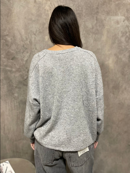 Maglia Spilla Grigia