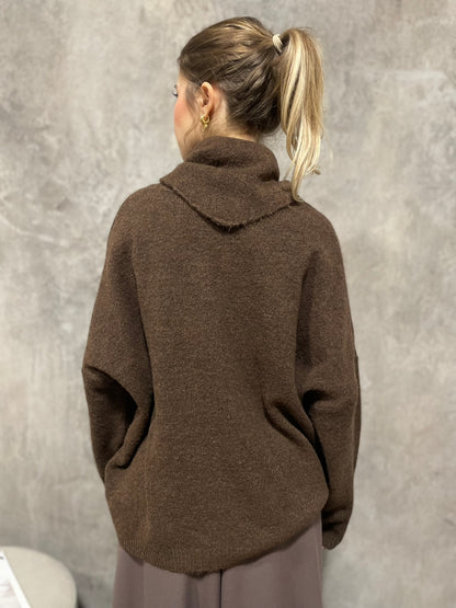 Girocollo Sciarpa Moro