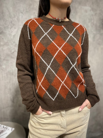 Girocollo Rombi Moro