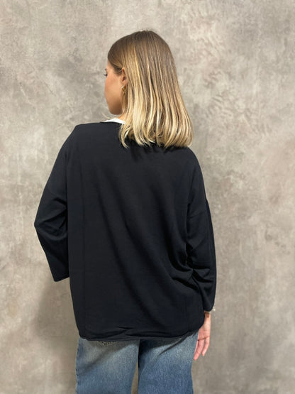 Maglia Rotolino Nero