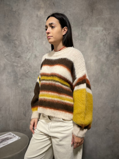 Maglia Garzata Righe