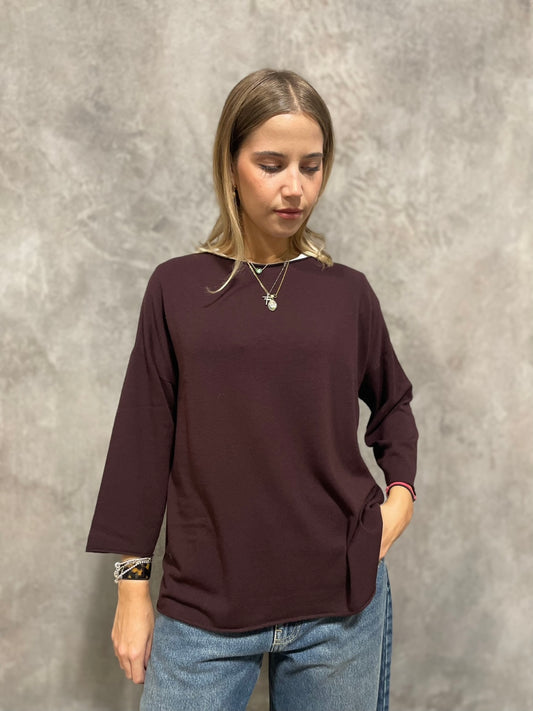 Maglia Rotolino Mogano