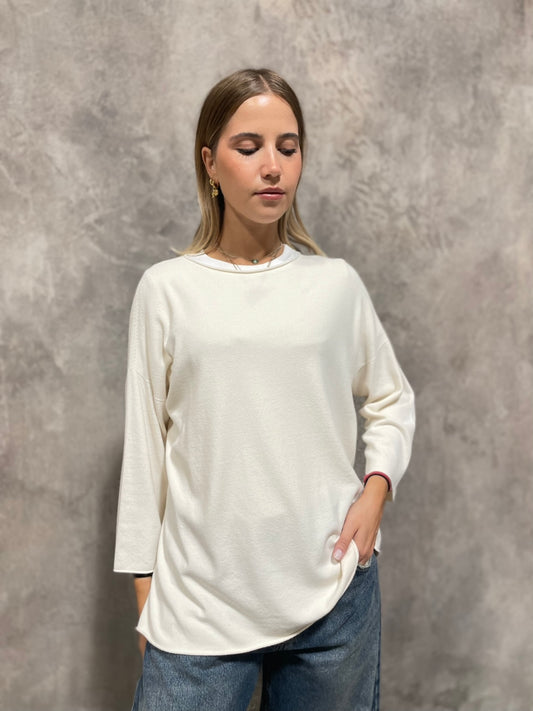 Maglia Rotolino Panna