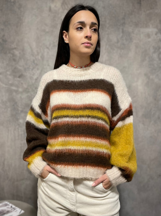 Maglia Garzata Righe