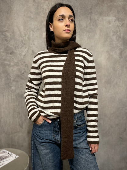 Girocollo Righe Moro