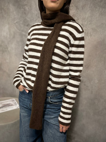 Girocollo Righe Moro